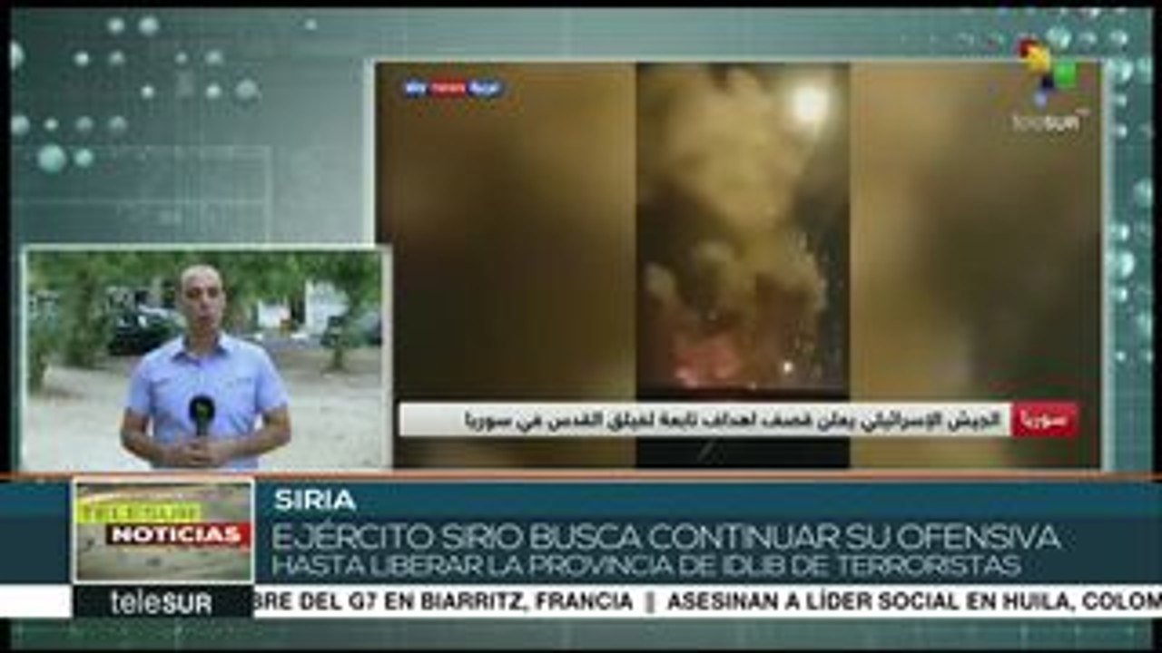 Siria logra derribar misiles israelíes lanzados contra Damasco