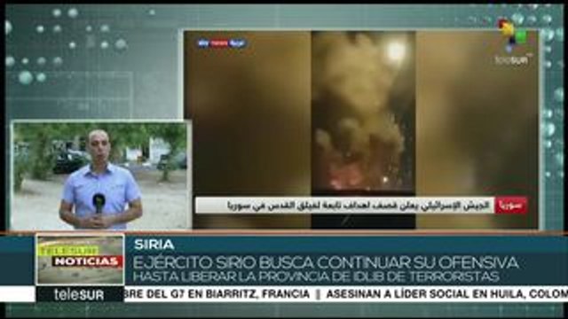 Siria logra derribar misiles israelíes lanzados contra Damasco