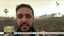 Permanecen latentes fotos de incendio en la Amazonía paraguaya