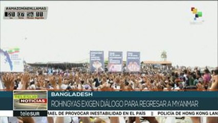 Al menos 100 mil rohingyas piden a Myanmar dialogar por derechos