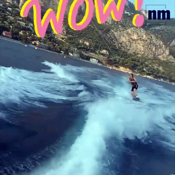 David et Victoria Beckham rendent visite à Elton John sur la Côte d'Azur