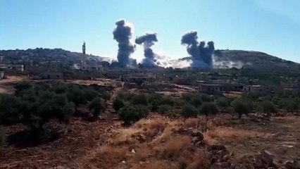 تواصل الغارات بريف إدلب الجنوبي وقتلى بالعشرات في أسبوع