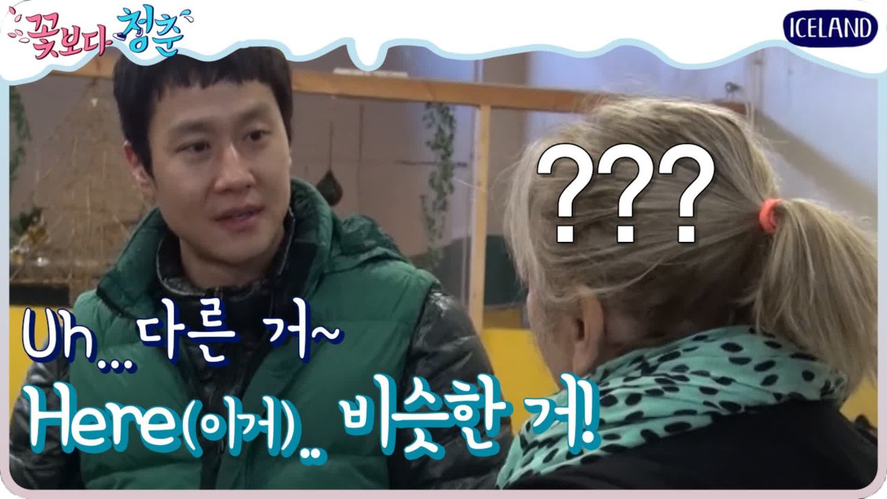 [#꽃청춘] 아이슬란드 사람들은 다 한국어 가능?? 한국어로 막힘없이 쇼핑하는 쓰레기...