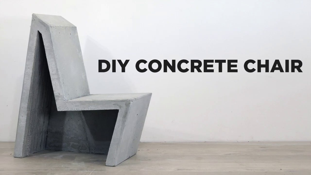 DIY Concrete Chair