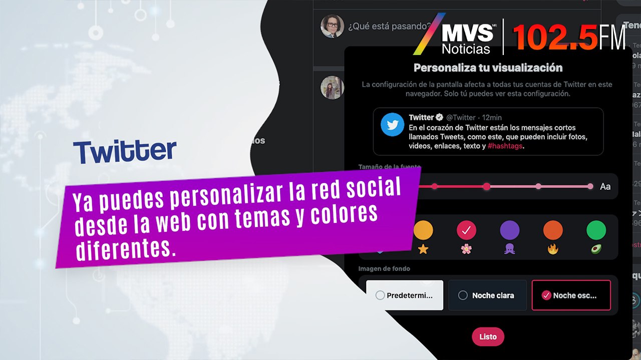 Ya puedes personalizar Twitter desde la web con temas y colores diferentes