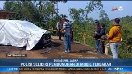 Polisi Selidiki Dugaan Pembunuhan dalam Mobil Terbakar di Sukabumi