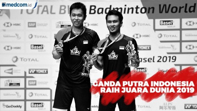 Kejuaraan Dunia 2019, Ahsan/Hendra Raih Gelar Juara Dunia