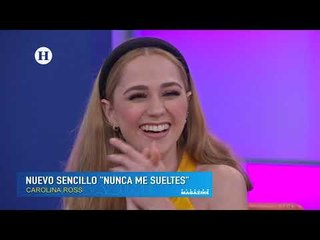 "Nunca me sueltes" canción que escribió Carolina Ross para sus fans