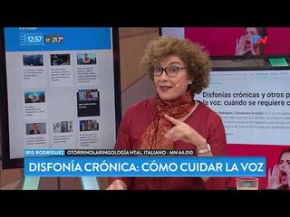 Disfonía crónica: Cómo cuidar la voz