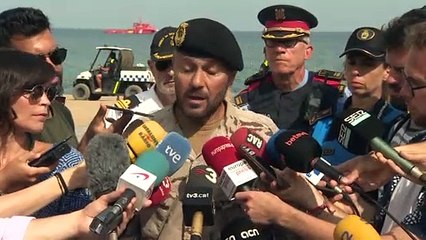 Detonan un proyectil de la Guerra Civil hallado en la playa de Barcelona con 70 kilos de trilita