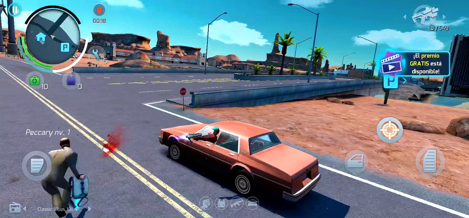moto Xeno turbo futurista en Gangstar Vegas mira lo que hace 