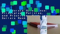 Corporate Governance: Principles, Policies, and Practices  Best Sellers Rank : #1