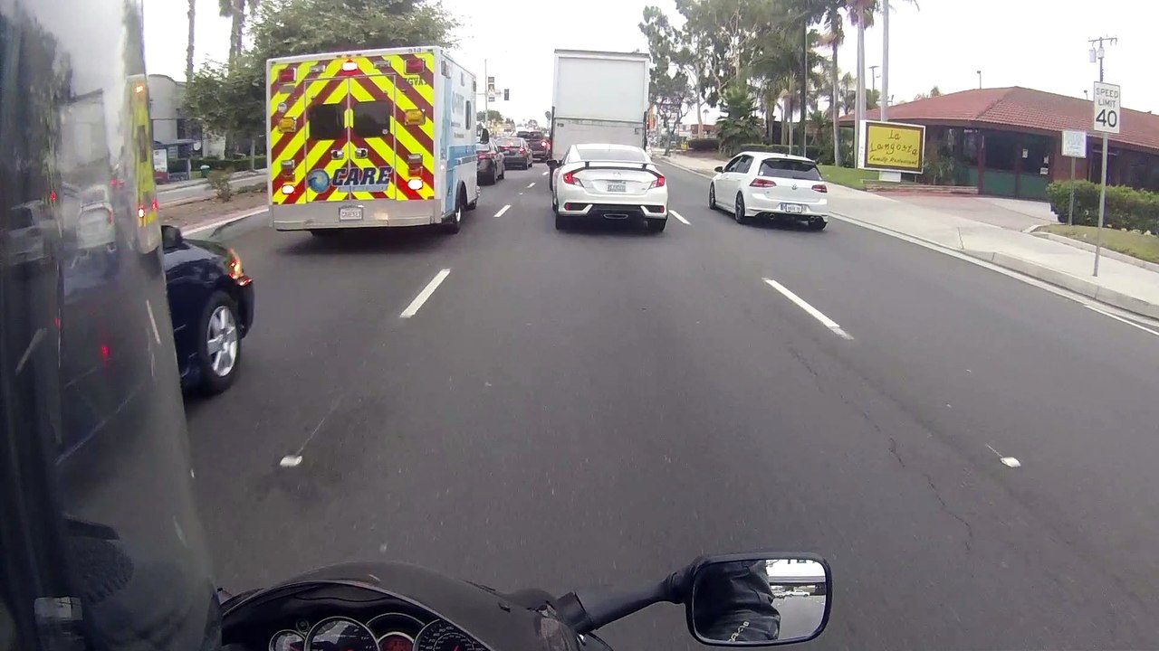 Ambulance Causes a Crash