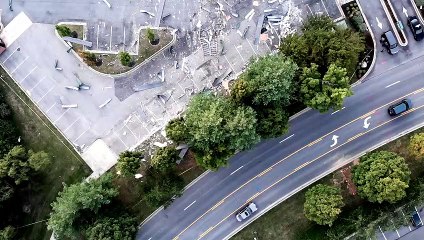Explosion Aftermath from the Air