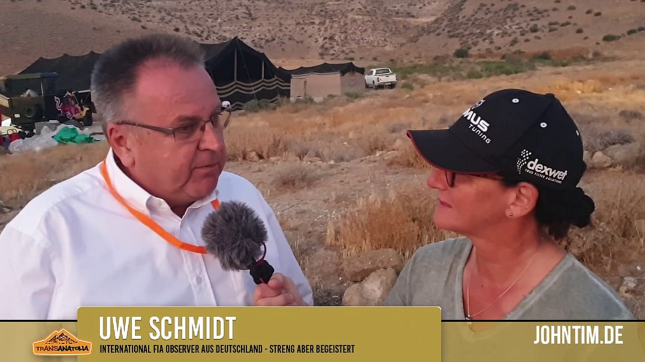 Transanatolia Rally Off Road 2019 - FIA Observer Uwe Schmidt im Interview mit Ellen Lohr