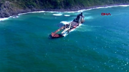 Şile'de terk edilen gemiden yakıt sızıntısı iddiası arşiv