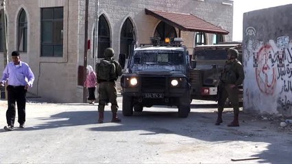 İsrail güçleri Batı Şeria'daki baskınlarına devam ediyor