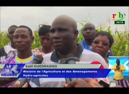 RTB - Campagne agricole : Le ministre de l`agriculture en tournée dans le centre sud du Burkina