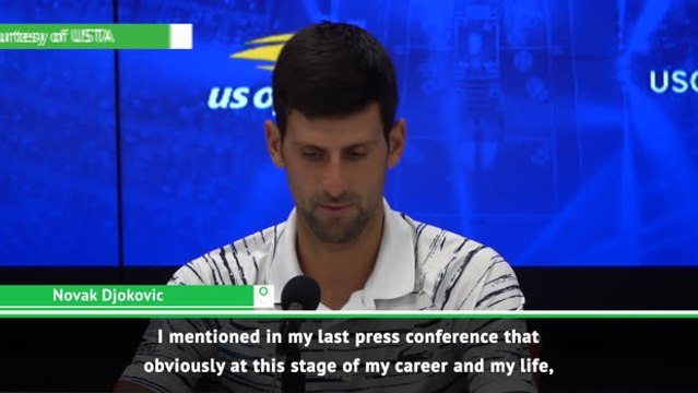 Djokovic's focus is solely on winning Grand Slams