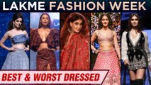 Best And Worst Dressed | Kangana Ranaut, Kareena, Malaika, Disha, Ananya | Lakme Fashion Week 2019
