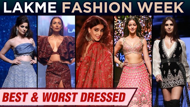 Best And Worst Dressed | Kangana Ranaut, Kareena, Malaika, Disha, Ananya | Lakme Fashion Week 2019