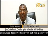Haiti.- Le conseiller spécial du Président Jovenel Moïse appelle la chambre des Députés