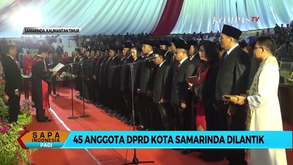 45 Anggota DPRD Dilantik, Siap Mengabdi untuk Kota Samarinda