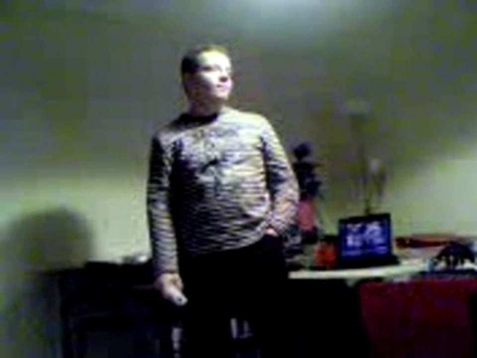 Loïc à la wii baseball