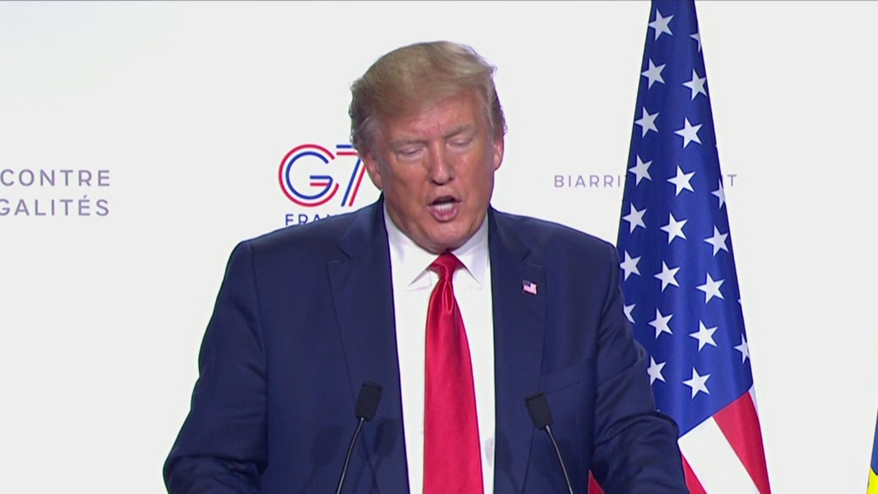 China wants a trade deal badly, Trump says at G7 Summit