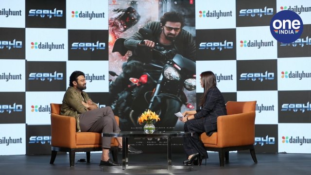 Saaho Prabhas Exclusive Interview - Dailyhunt Oneindia