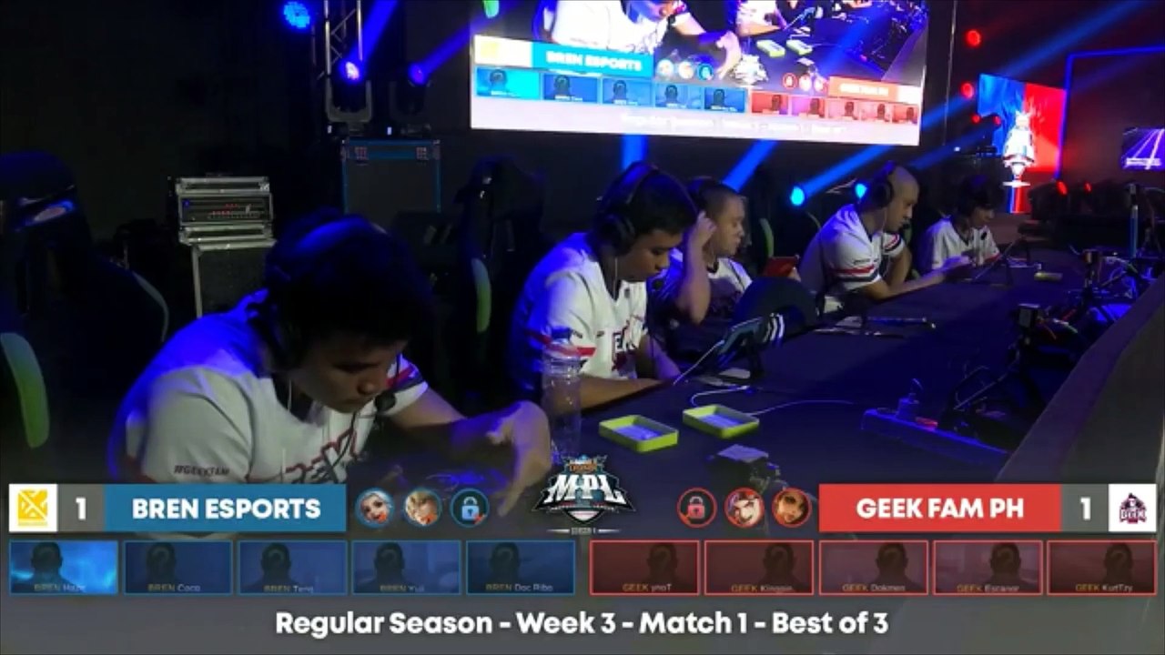 GAME 3 - GEEK FAM PH VS BREN ESPORTS | MPL PH SEASON 4, REGULAR SEASON - MOBILE LEGENDS GAMES