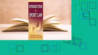 Full version  Introduction to Sport Law  For Kindle