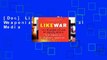 [Doc] Likewar: The Weaponization of Social Media