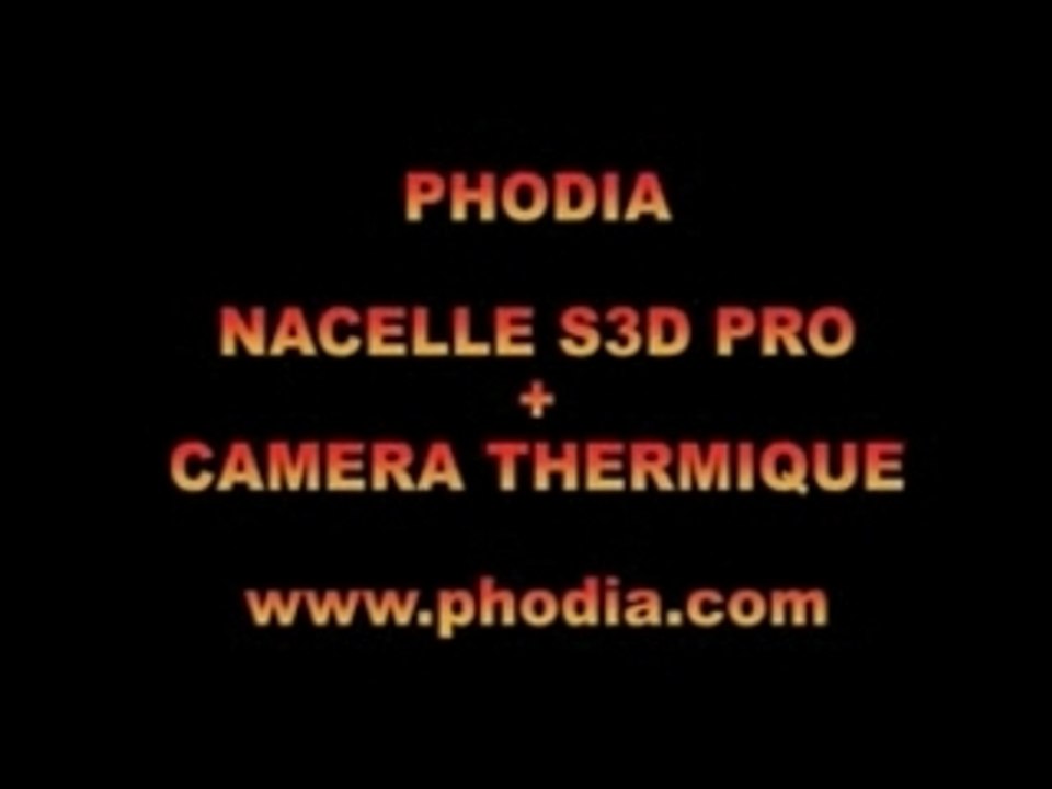 thermographie infrarouge camera flir + ballon captif phodia