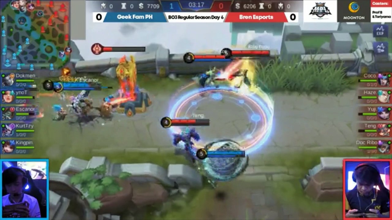 GAME 1 - GEEK FAM PH VS BREN ESPORTS | MPL PH SEAON 4, REGULAR SEASON - MOBILE LEGENDS GAMES