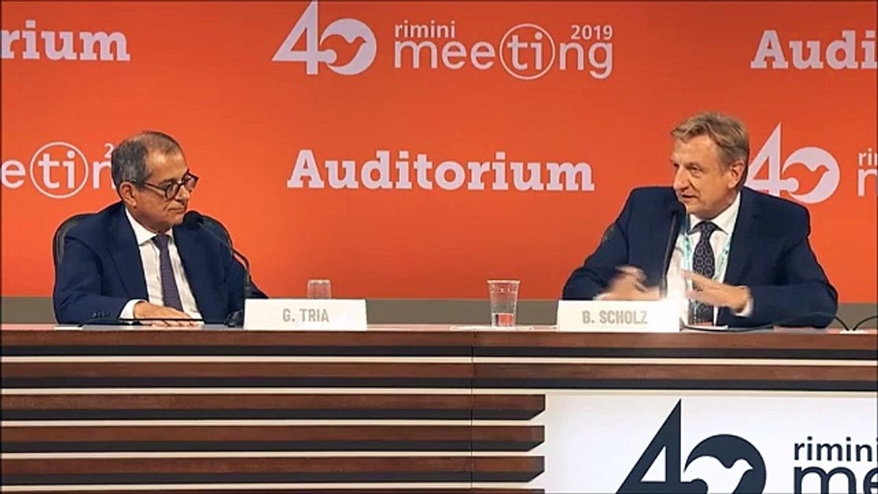 Meeting di Rimini 2019 - L'intervento del ministro dell'Economia e delle Finanze, Giovanni Tria (27.08.19)