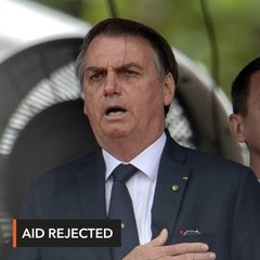 Brazil slams G7 aid offer as Amazon fires rage