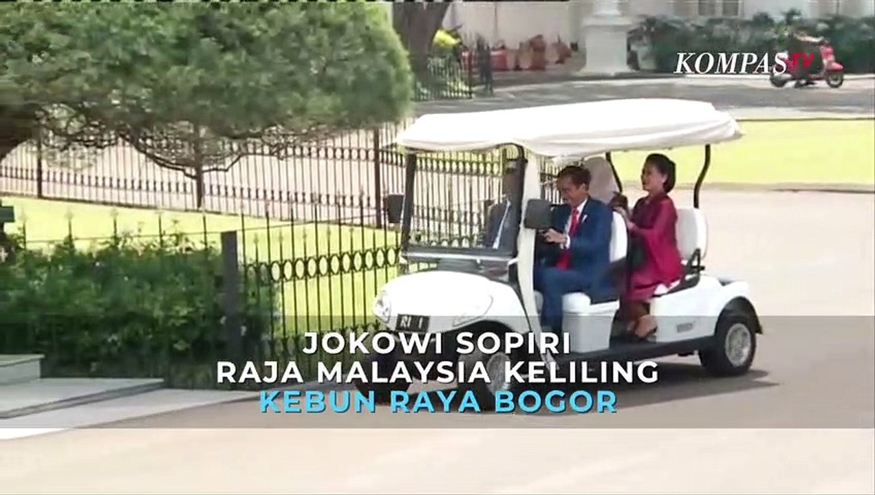 Momen Presiden Jokowi Sopiri Raja Malaysia Keli...