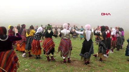 Rize didingola yaylası'nda renkli şenlik-2