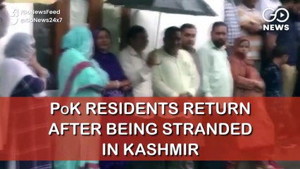 PoK Residents Return After Being Stranded In Kashmir