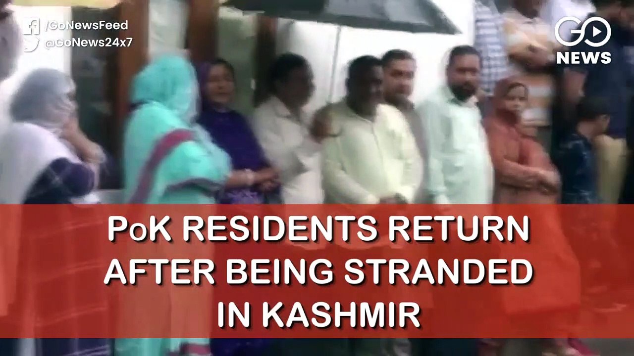 PoK Residents Return After Being Stranded In Kashmir