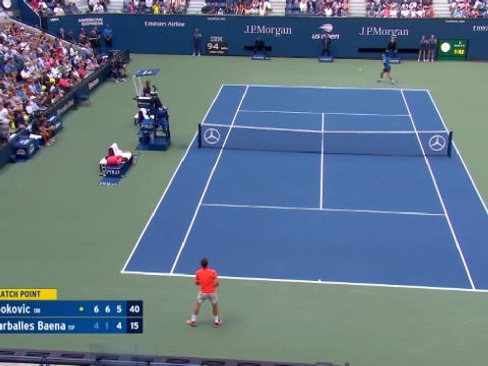 US Open - Djokovic sans pitié pour Carballes Baena