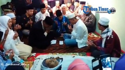 Viral Ijab Kabul Berlangsung Haru Disamping Jenazah sang Ayah