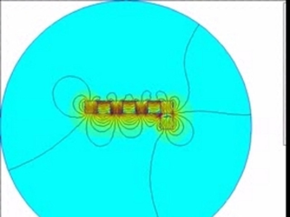 Halbach magnet layout scan