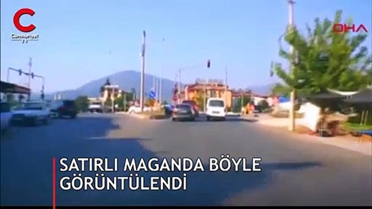 Muğla'da satırlı maganda dehşeti!