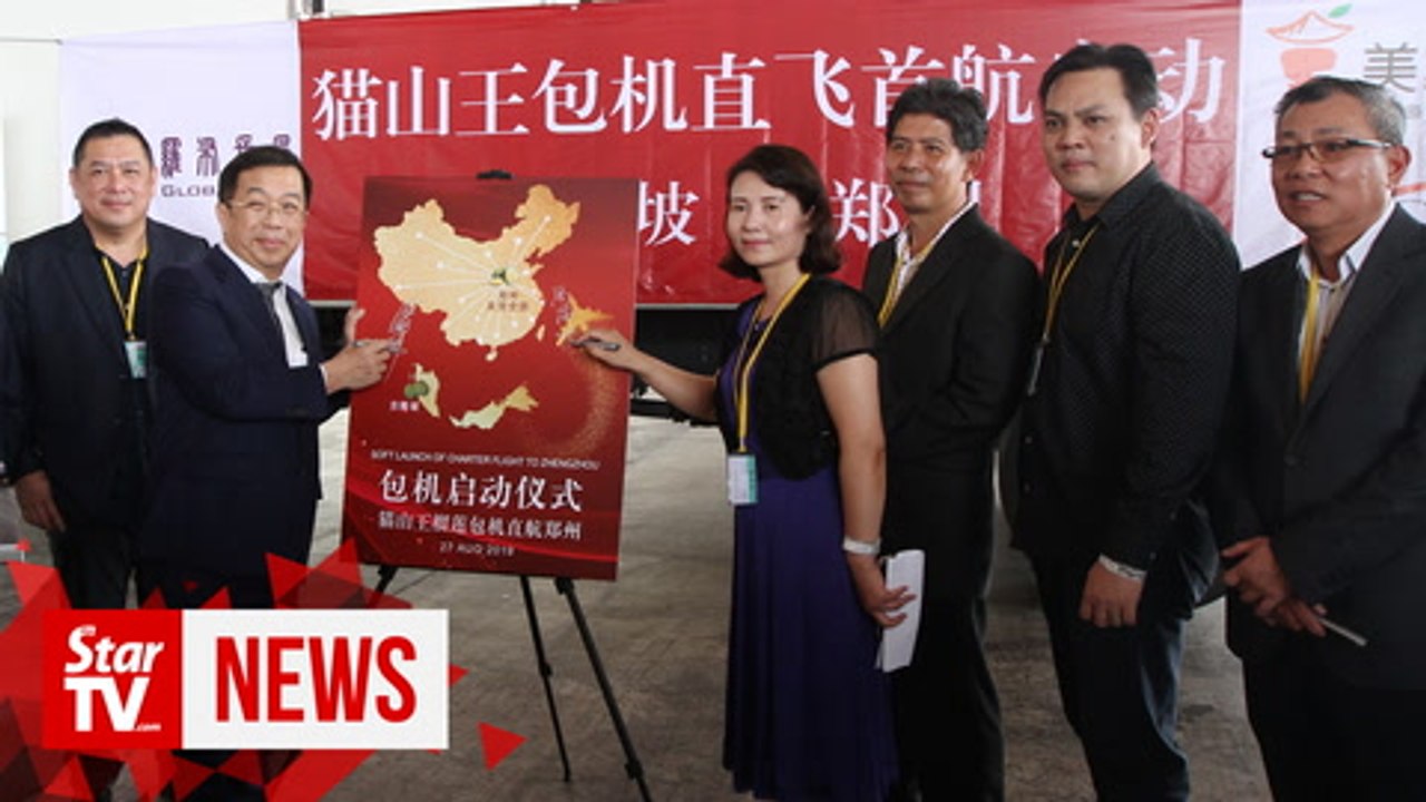 First chartered flight ferrying whole durian to China takes off from Sepang