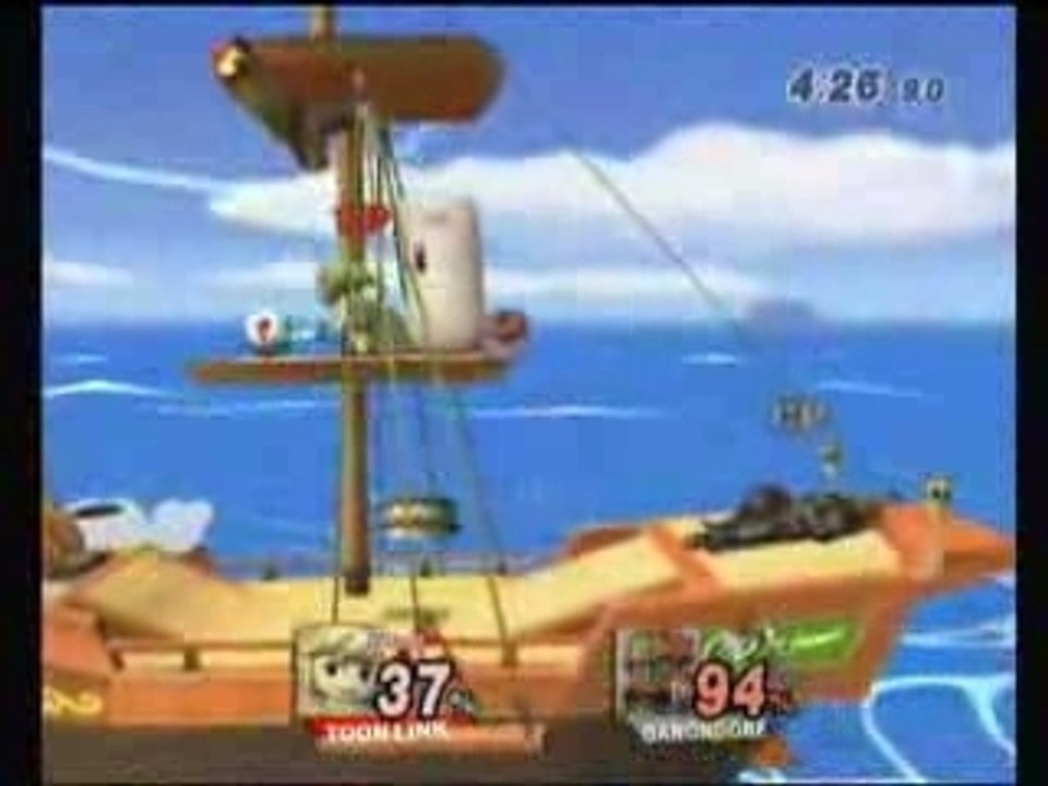 Super Smash Bros. Brawl - Toon Link VS Ganondorf