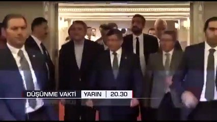 Ve Davutoğlu konuşmaya başlıyor
