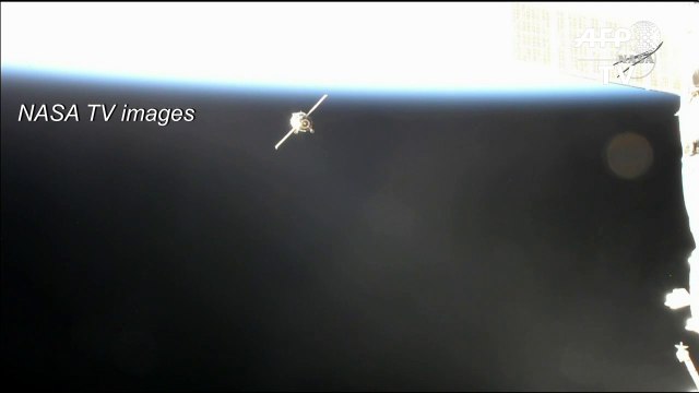 Spacecraft carrying Russian humanoid robot docks at ISS