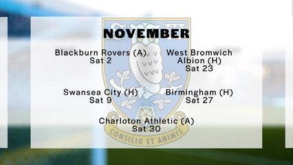 20190827 Sheffield Wednesday Fixtures 2019/20